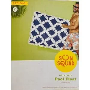 Sun Squad Other Towel Top Pool Float Blue Tiedye Sun Squad